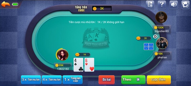 game bài poker tdtc