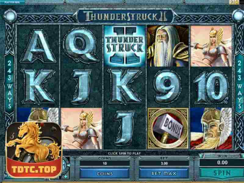 Thách Thức Với Slot game Thunderstruck II Tại TDTC